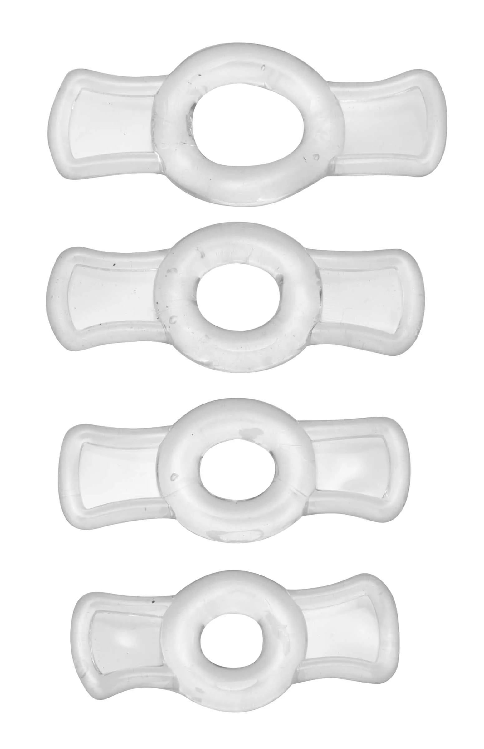 Endurance Clear 4 Ring Penis Set