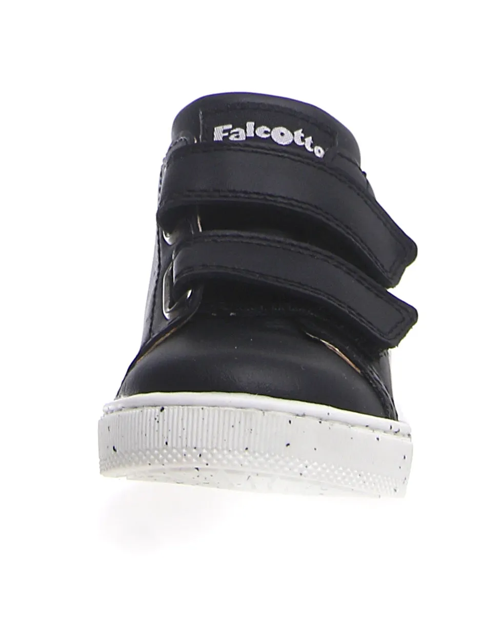 Falcotto Boy's and Girl's Venus Vl Star Sneaker Shoes - Black/White