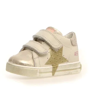 Falcotto Salazar VL Girl's Sneakers - Platinum/Milk