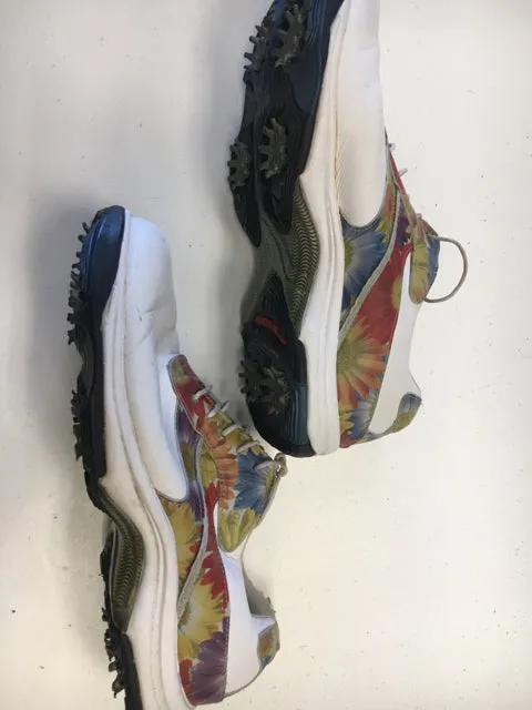 FootJoy Contour Floral Mens Size Specific 9.5 Used Golf Shoes