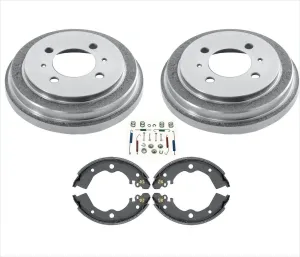 For 91-99 Sentra 95-98 & 200SX Brake Drums Brake Shoes and Spring Shoes Kit