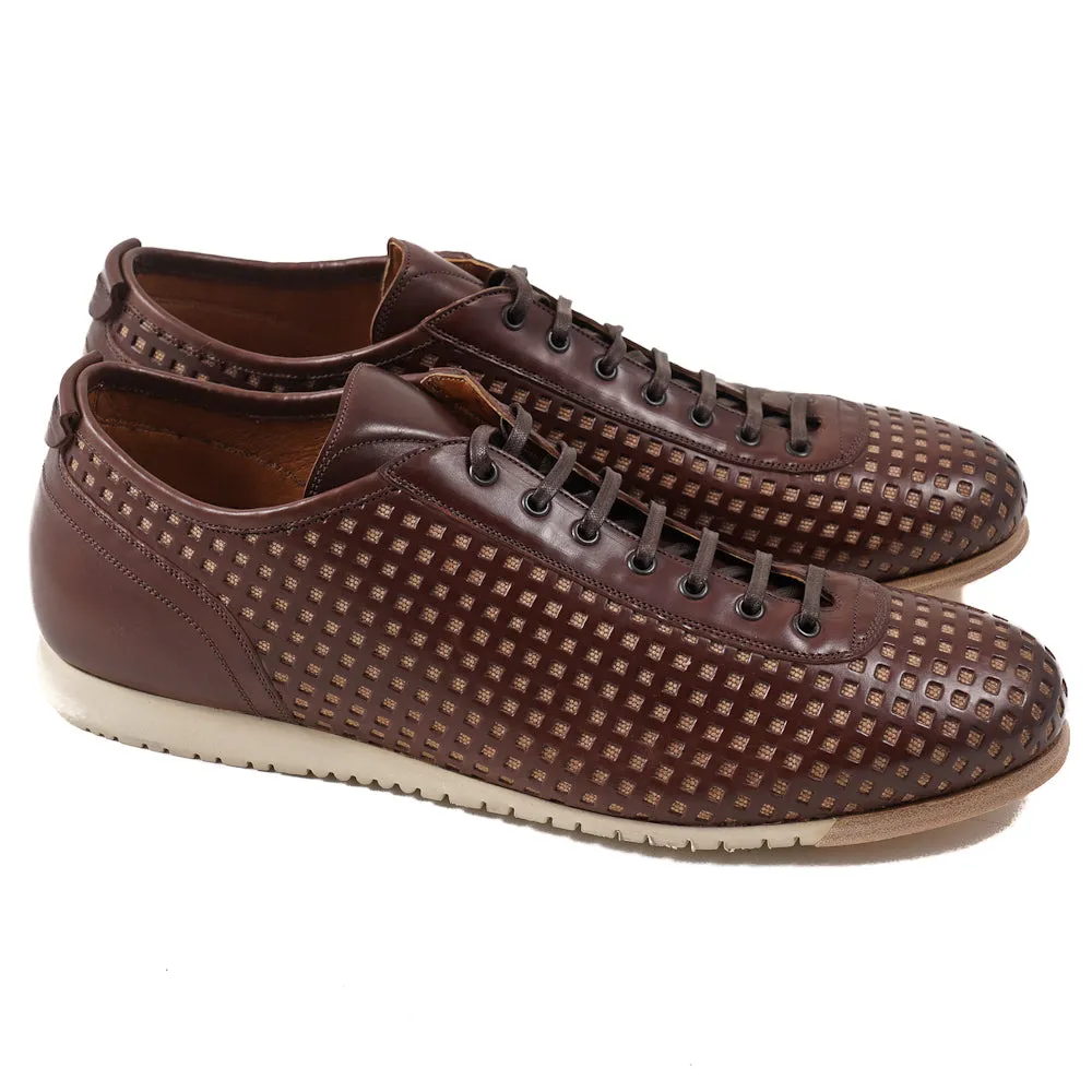 Franceschetti Punched Leather Sneakers