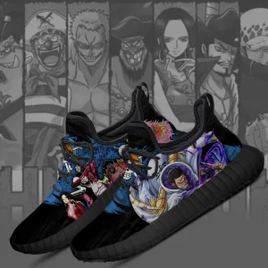 Fujitora and Shichibukai Reze Shoes Custom OP Shoes