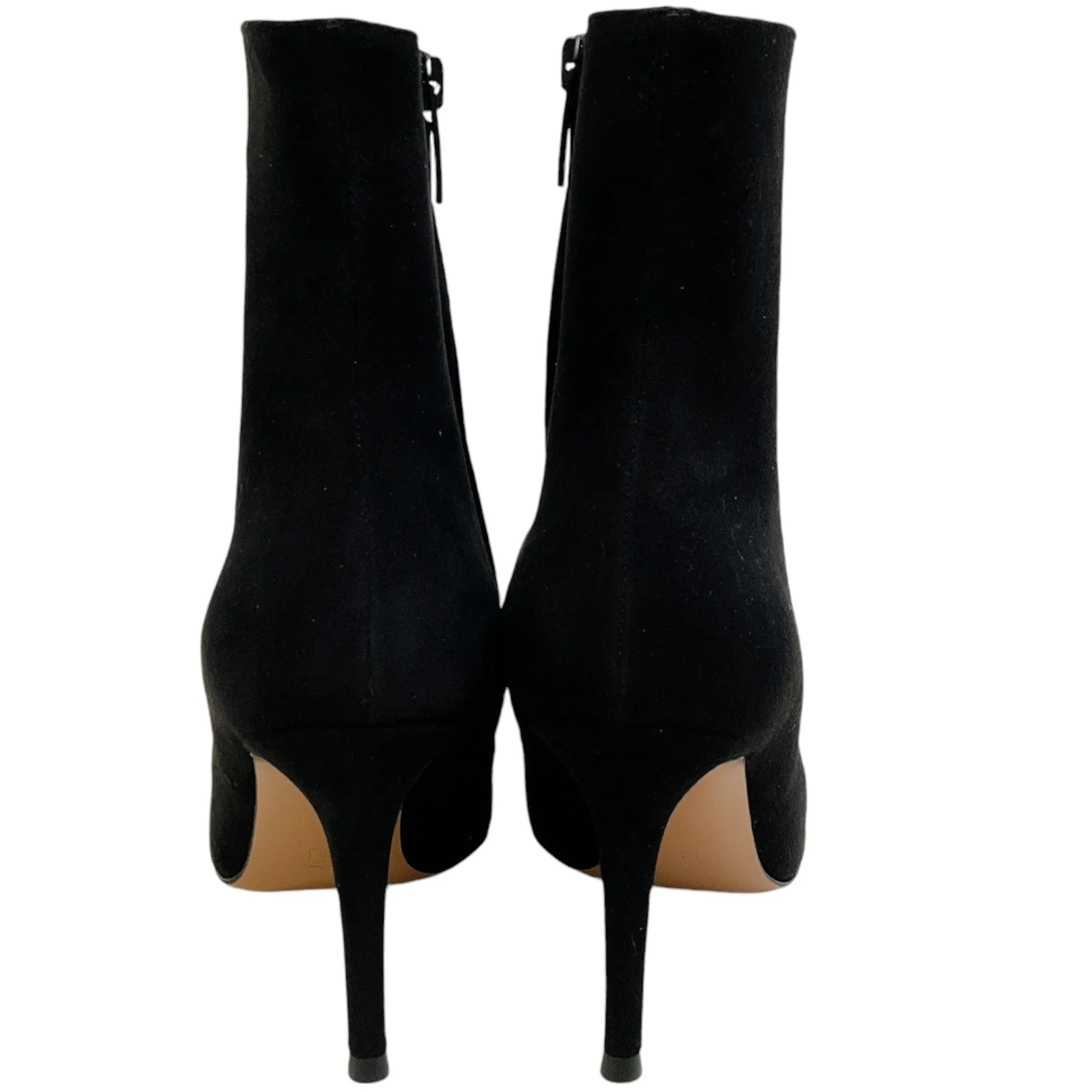 Gianvito Rossi Black Suede Jaipur Booties