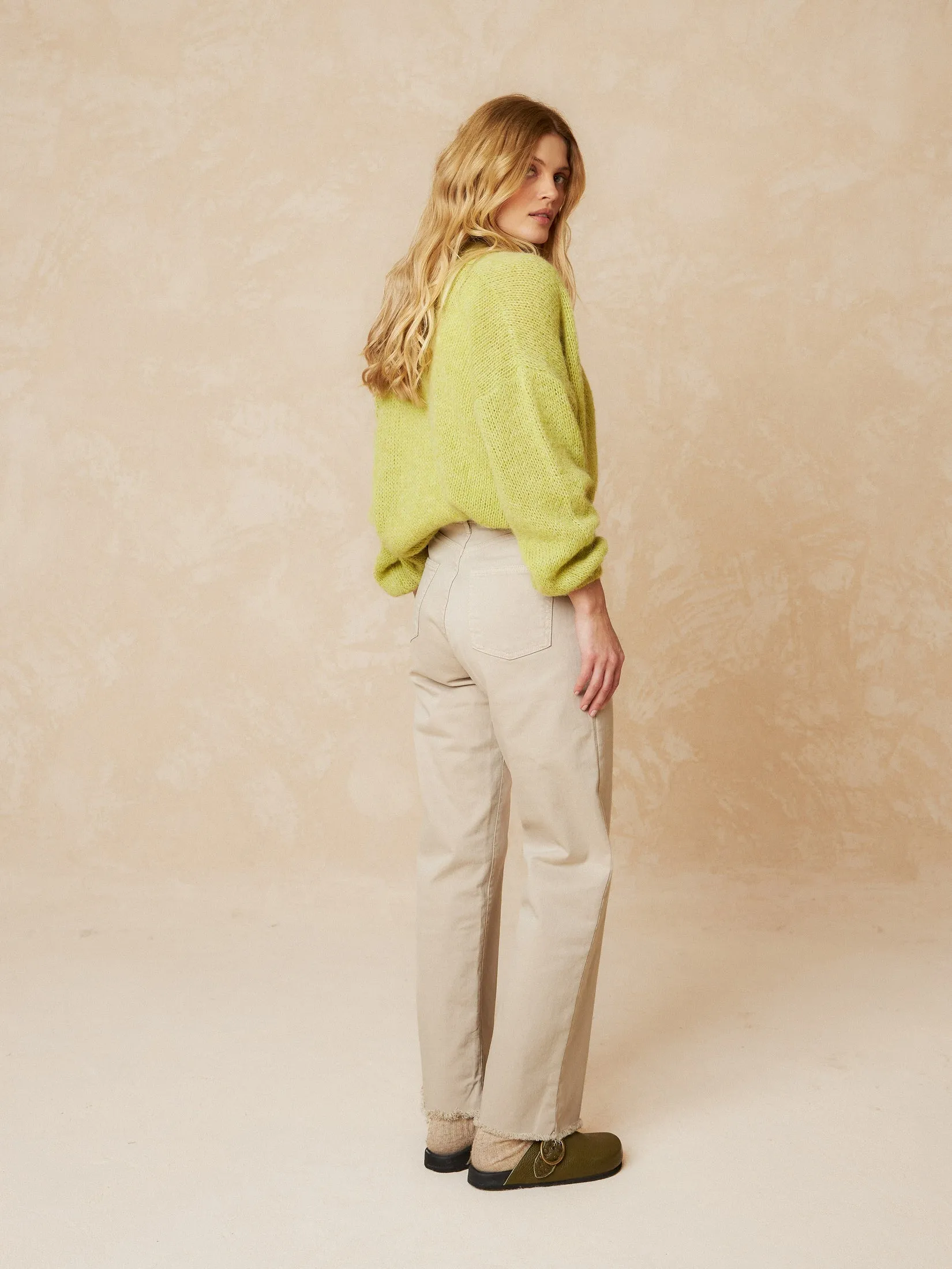 Harry Crop Pants Light Beige