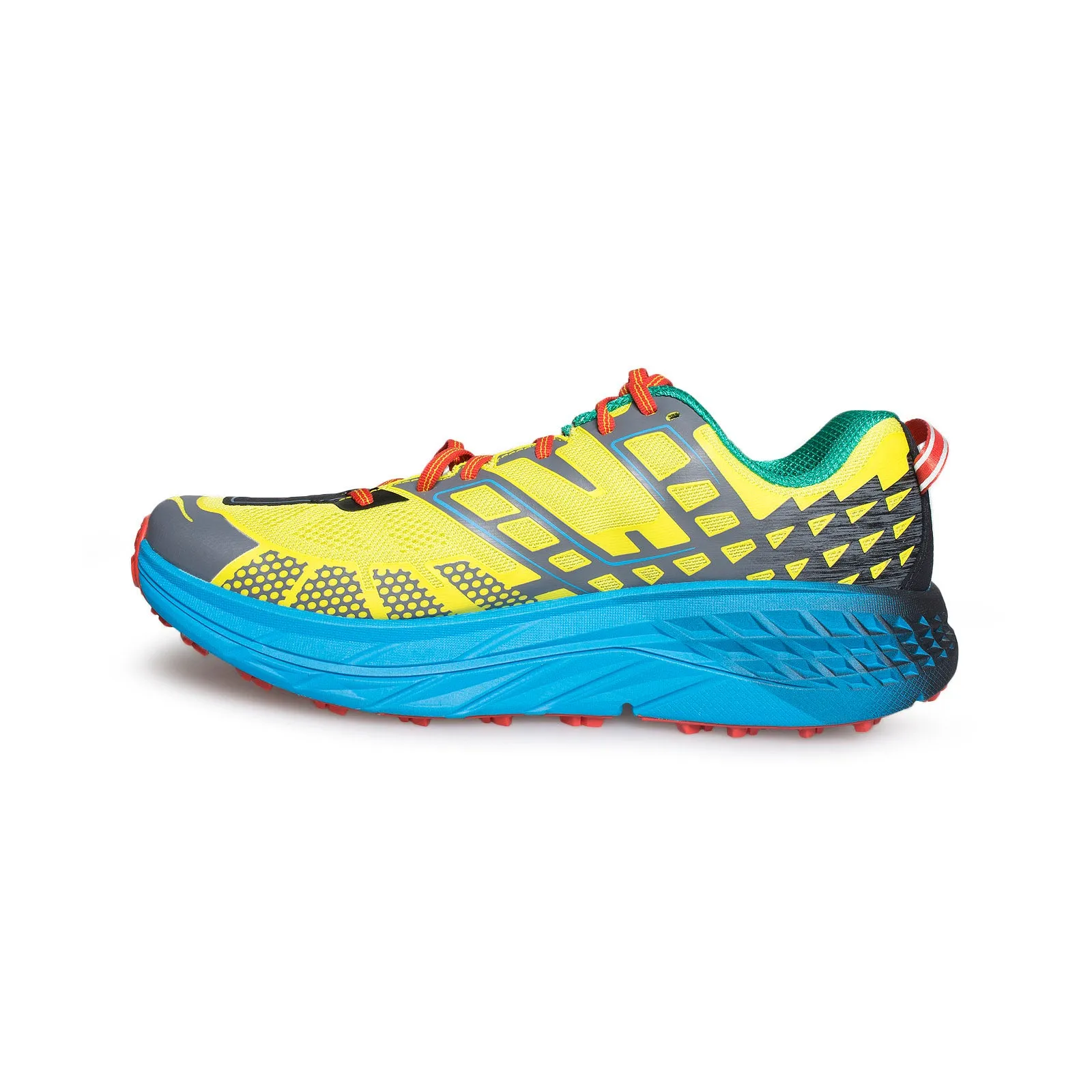 HOKA One One Speedgoat 2 Citrus / Dresden Blue Boots - Men's