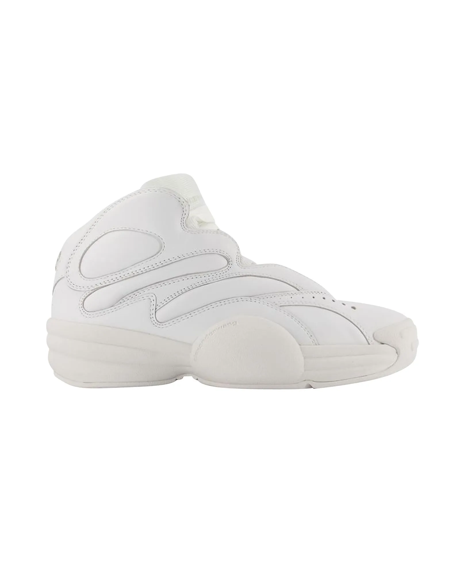 Hoop Sneakers in White Leather