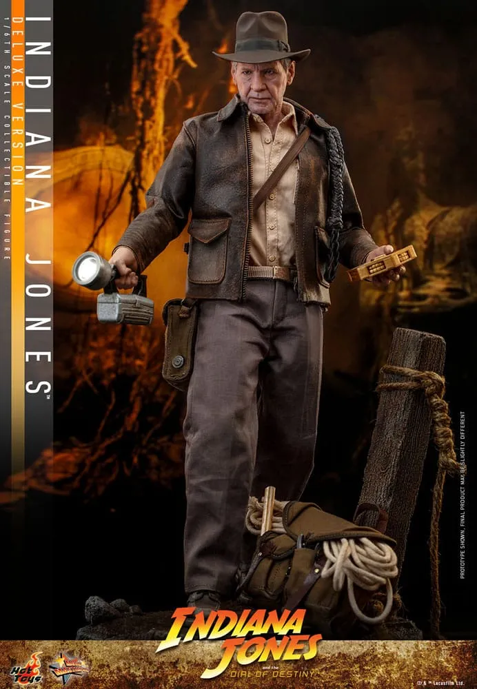 HOT TOYS - Indiana Jones Movie Masterpiece 1:6 Action Doll Indiana Jones (DeLuxe Ver)