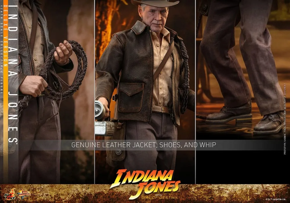 HOT TOYS - Indiana Jones Movie Masterpiece 1:6 Action Doll Indiana Jones (DeLuxe Ver)