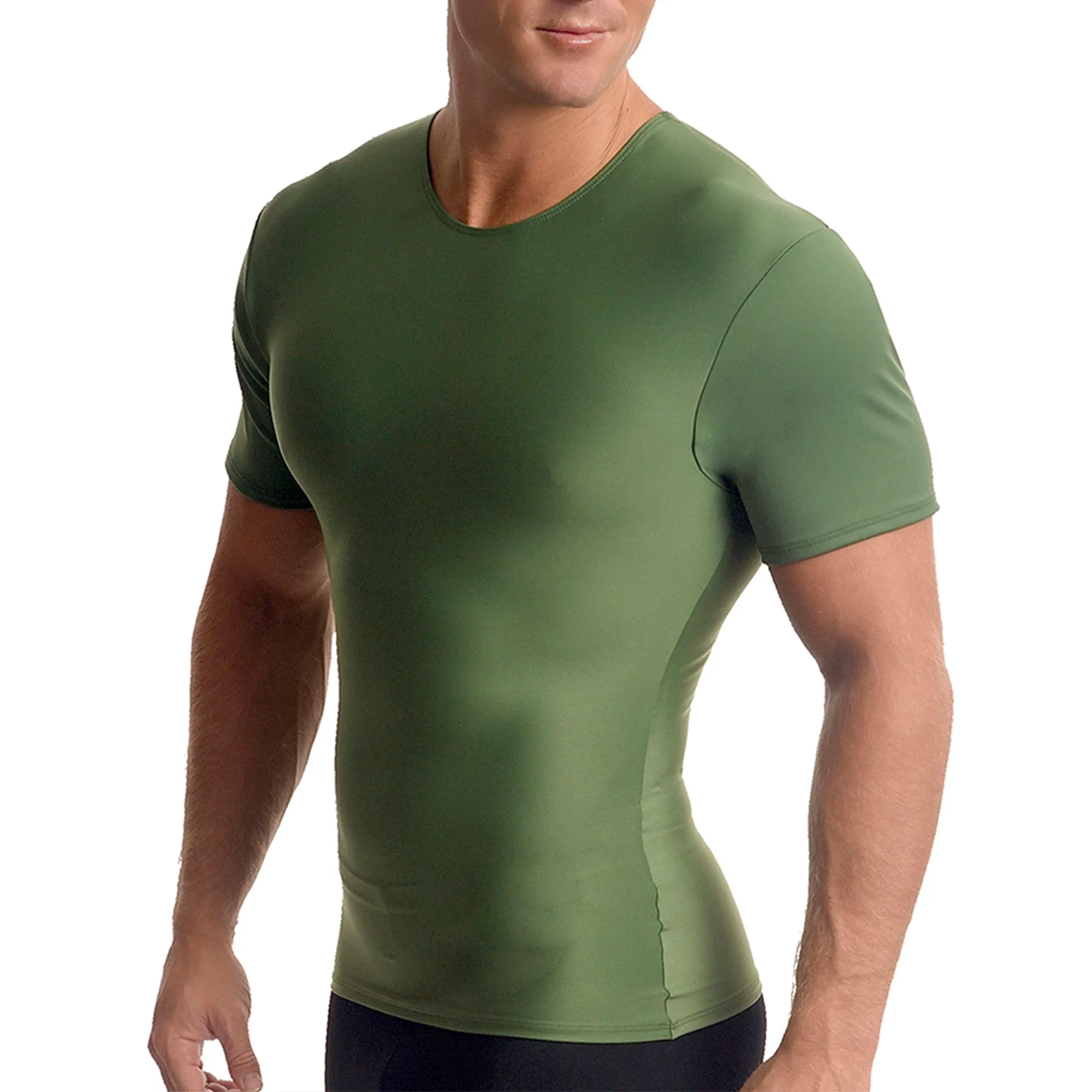 Insta Slim Big and Tall Activewear Compression Crew Neck TA0001BT