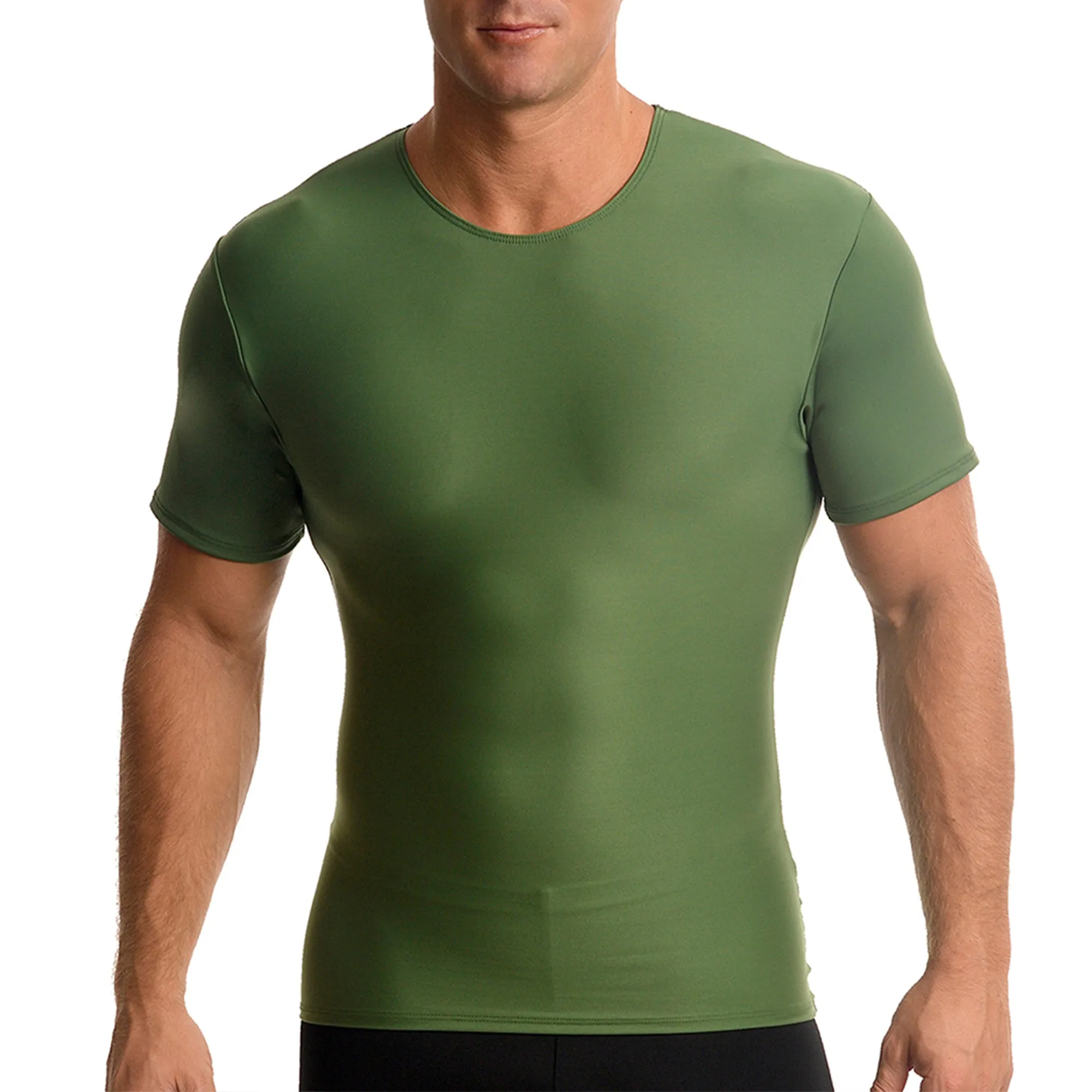 Insta Slim Big and Tall Activewear Compression Crew Neck TA0001BT