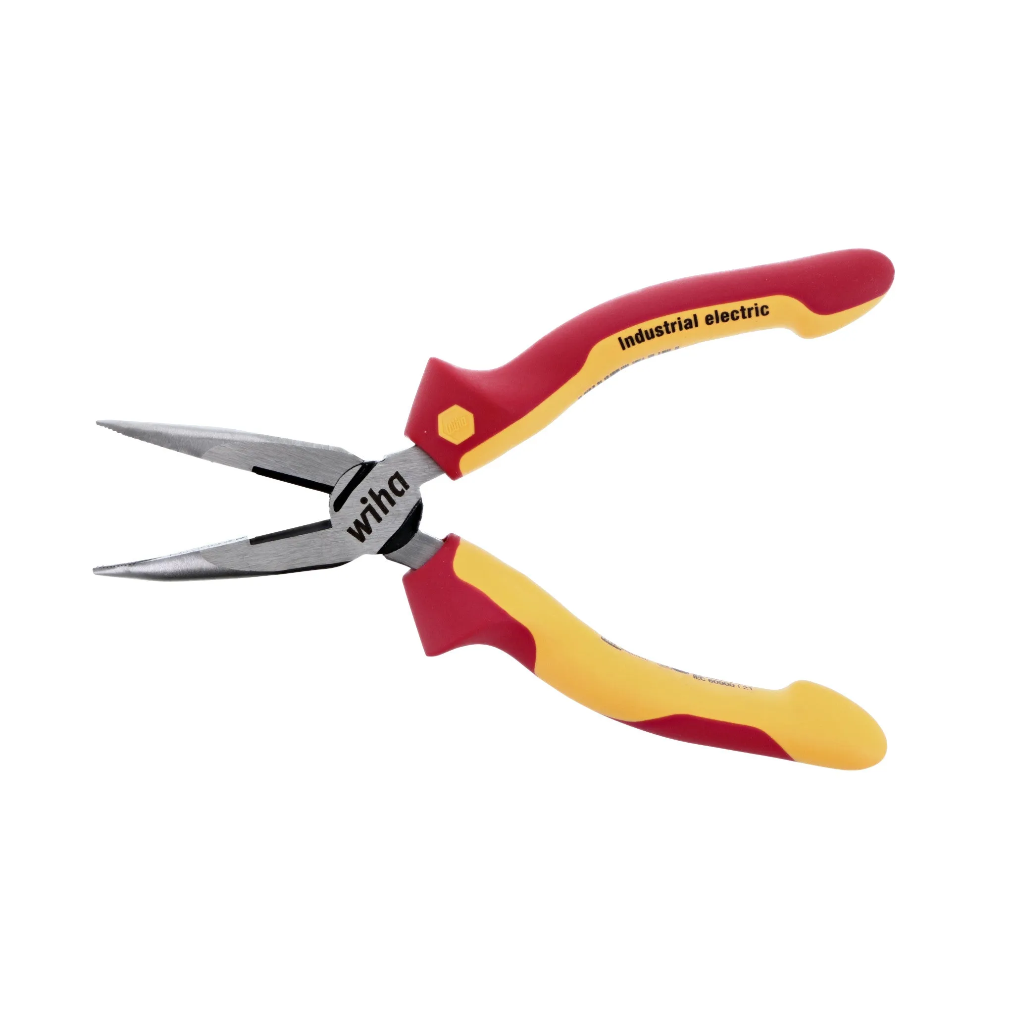 Insulated Bent Nose Pliers 6.3"