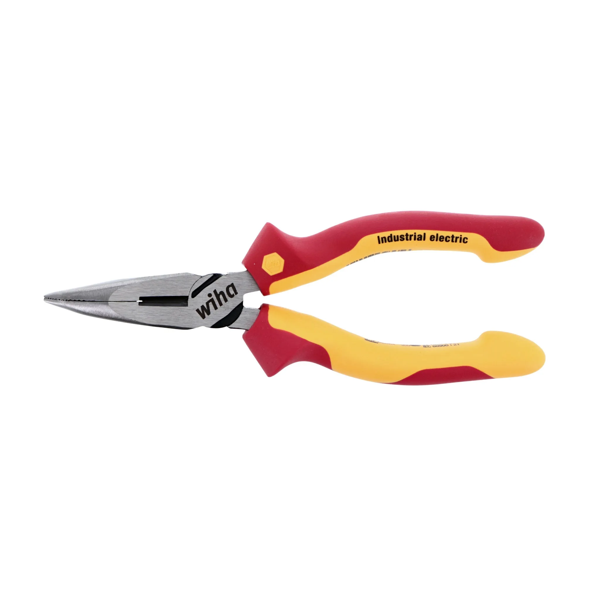 Insulated Bent Nose Pliers 6.3"