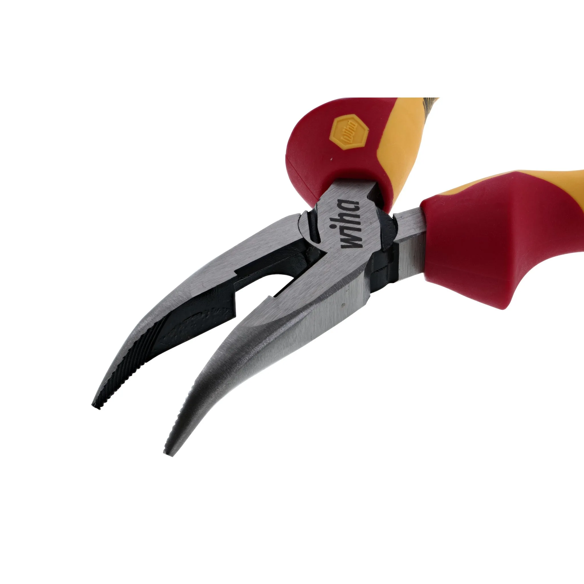 Insulated Bent Nose Pliers 6.3"