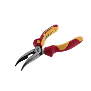 Insulated Bent Nose Pliers 8"