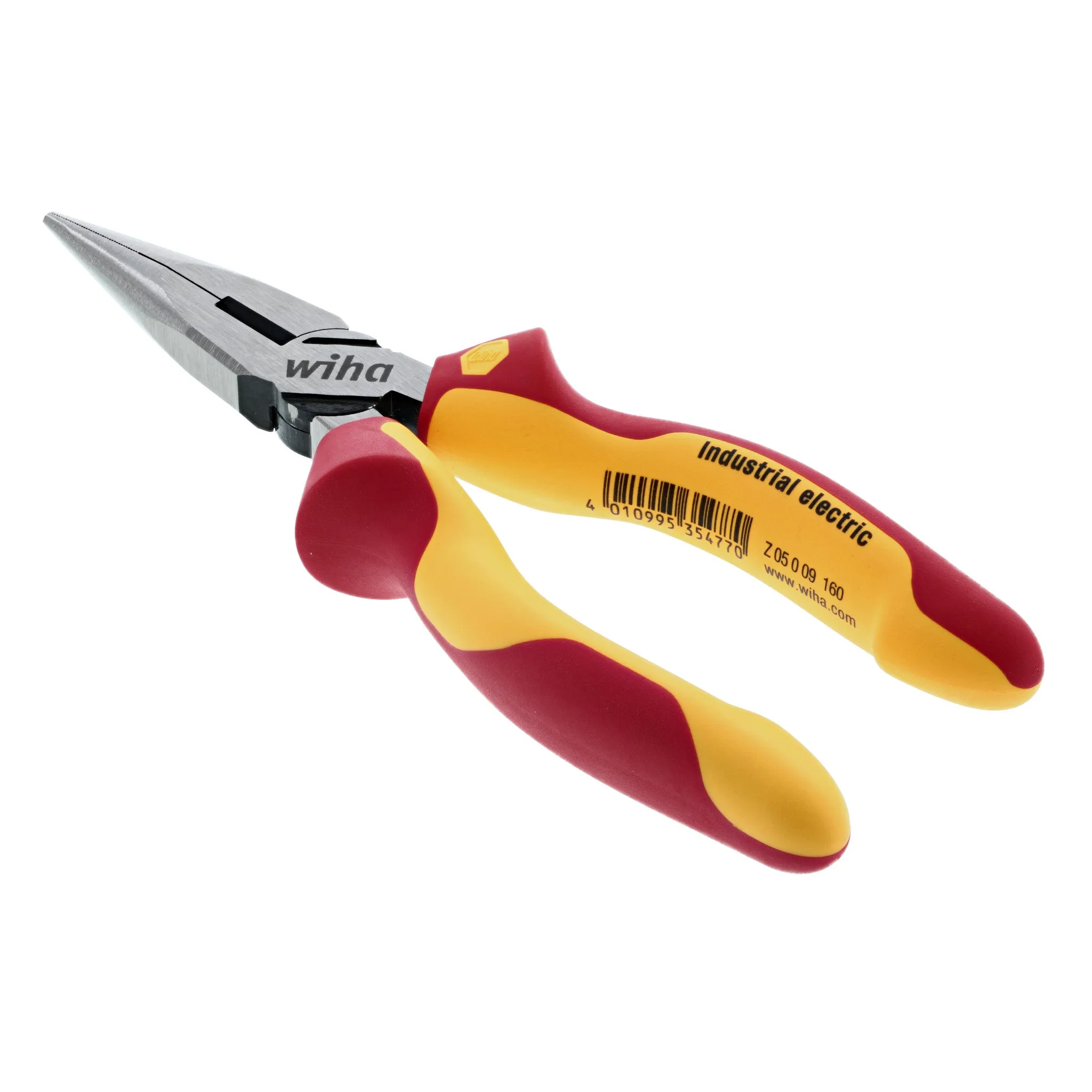 Insulated Industrial Long Nose Pliers 6.3"