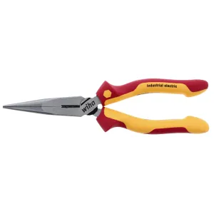 Insulated Industrial Long Nose Pliers w/ Cutters 8"