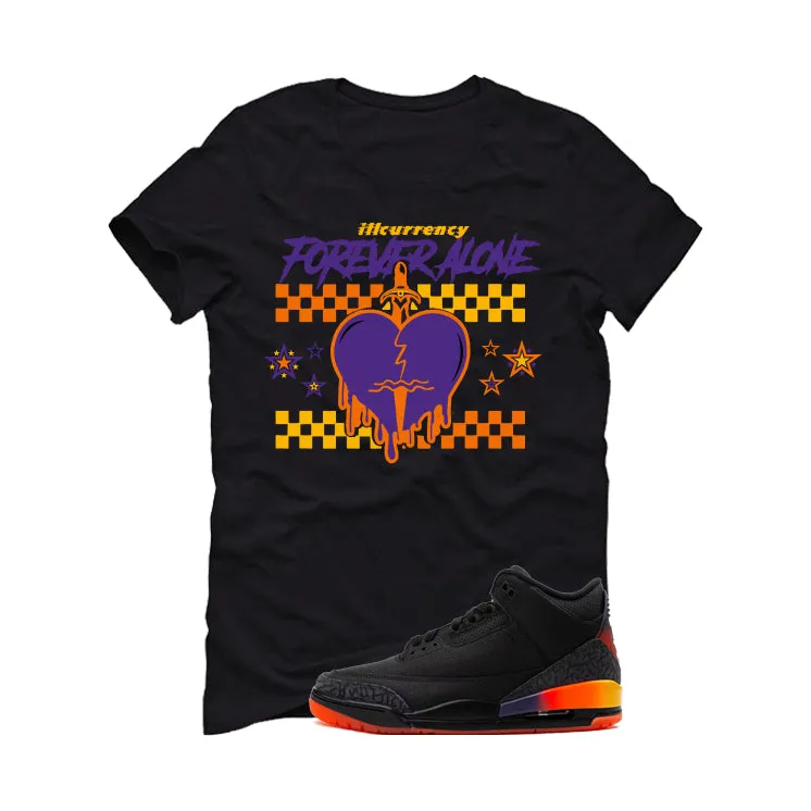 J Balvin x Air Jordan 3 Rio Black T-Shirt (Forever Alone)