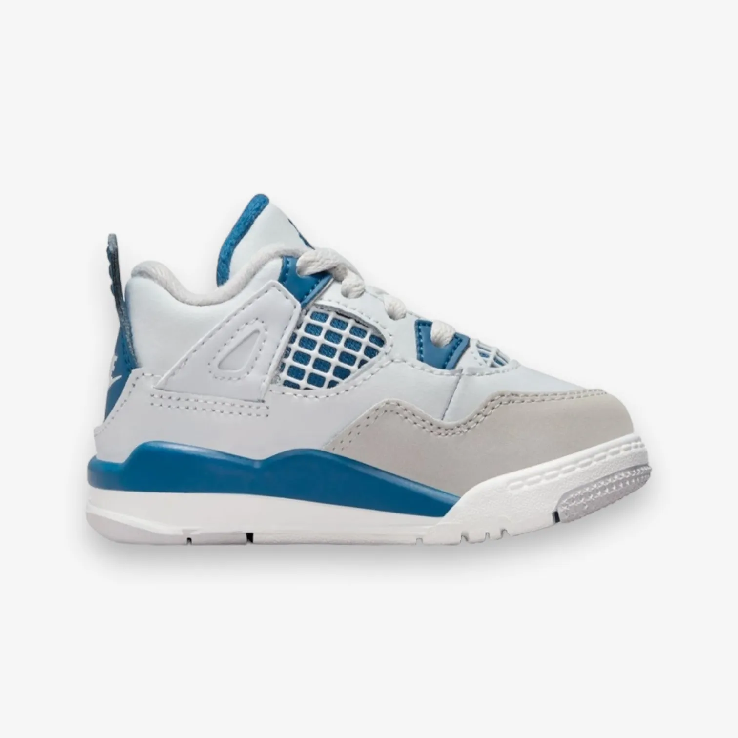 Jordan 4 Retro TD Off White Military Blue Infant Sizes BQ7670-141