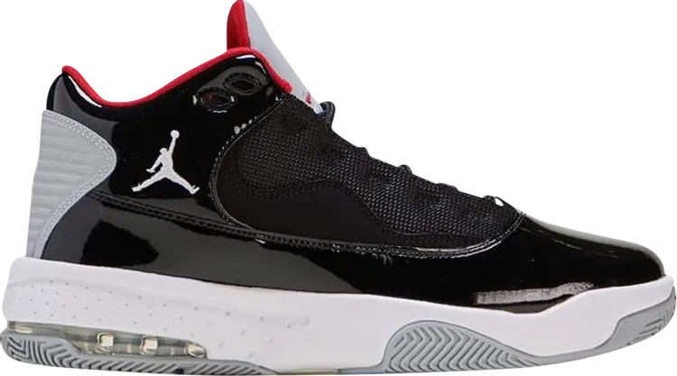 Jordan Max Aura 2 GS Black Cement Sneakers, black