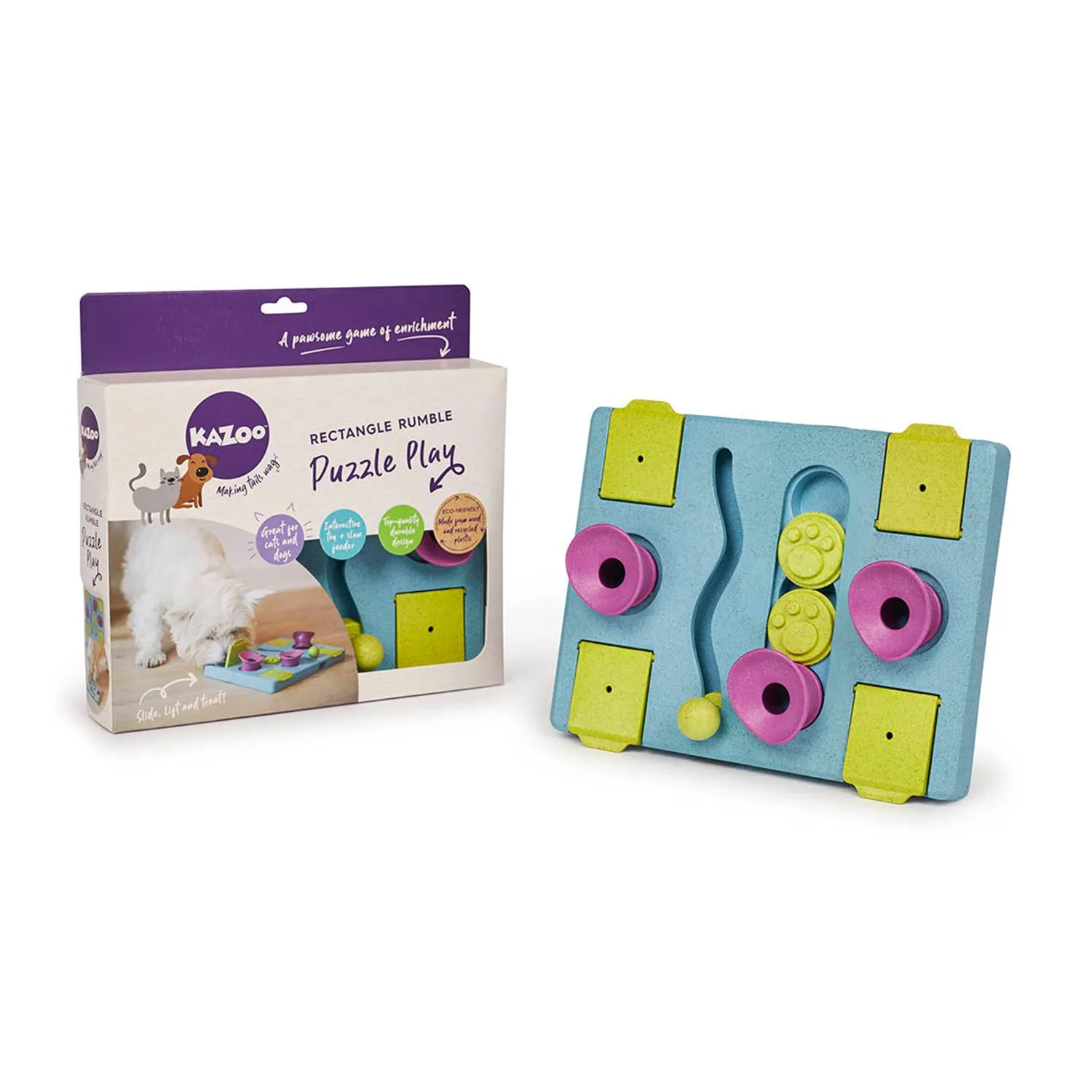 Kazoo Puzzle Play Rectangle Rumble Interactive Toy