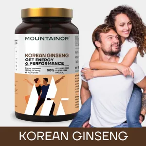 Korean Ginseng Root Extract Capsules🚀for Stamina & Stress Relief