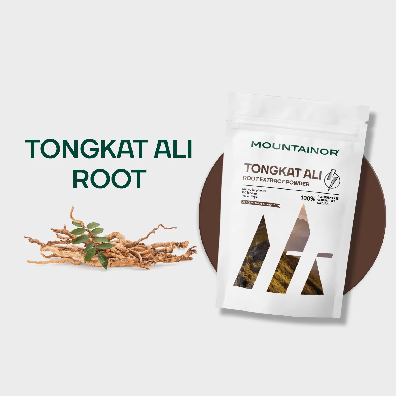 Korean Ginseng Root Extract   Tongkat Ali Longjack Root (Combo)