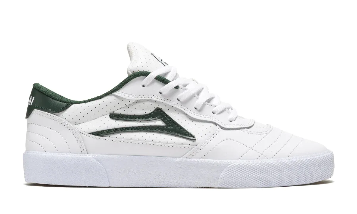 LAKAI Cambridge Shoes White/Pine Leather