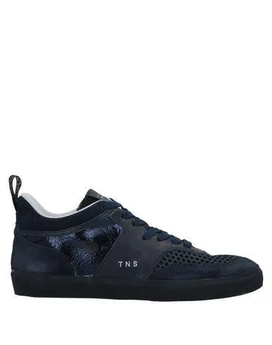 Leather Crown Man Low-tops & sneakers Dark blue 11 UK