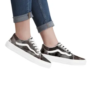 Low Top Flat Sneaker-Grey Skys