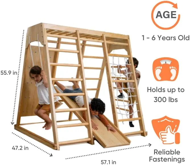 Magnolia - Real Wood 7-in-1 Playset