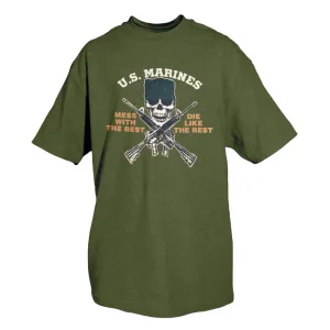 Marines Mess with Best T-Shirt