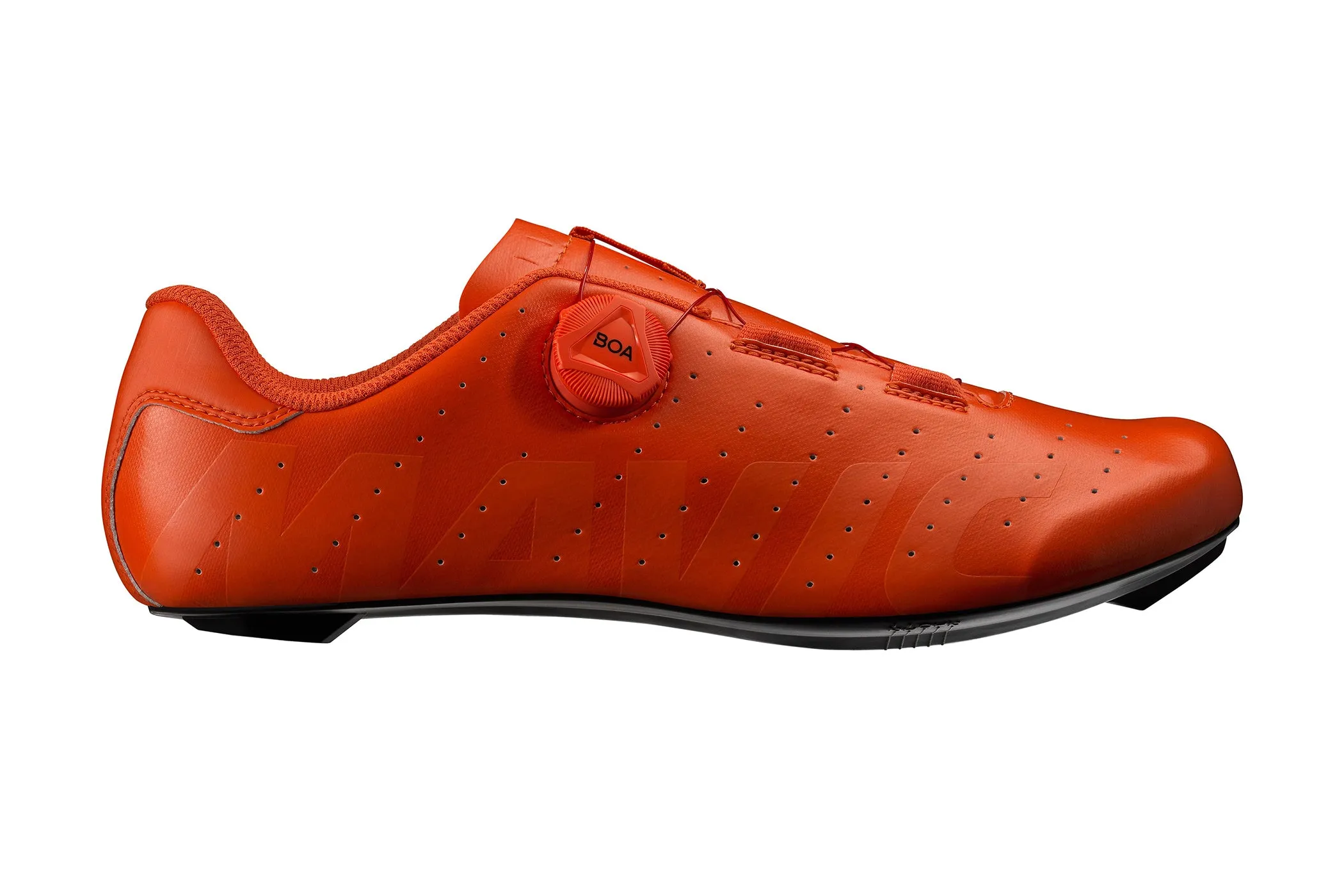 Mavic Cosmic Boa Road Bike Shoes Red Orange