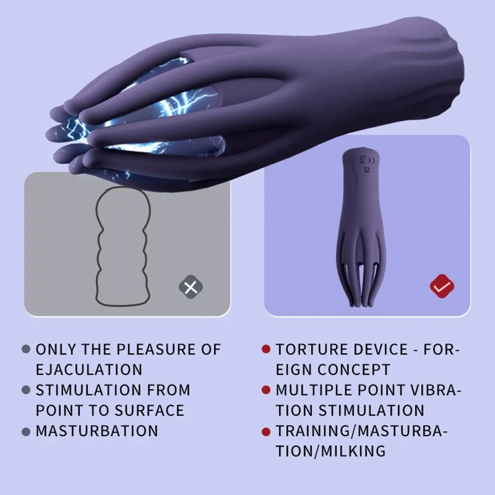 Medusa Male Stroker Vibrating Electric Pocket Pussy & Penis Massager Male Sex Device