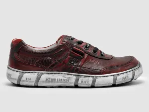 Men's Action Leather Shoes - Red