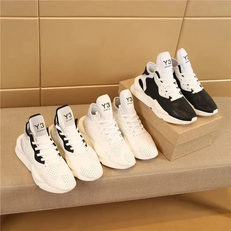 Men's Casual Leather Running Sneakers