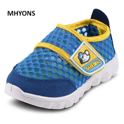 MHYONS 2017 Summer style children mesh shoes girls and boys sport shoes soft bottom kids shoes comfort breathable sneakers S1072