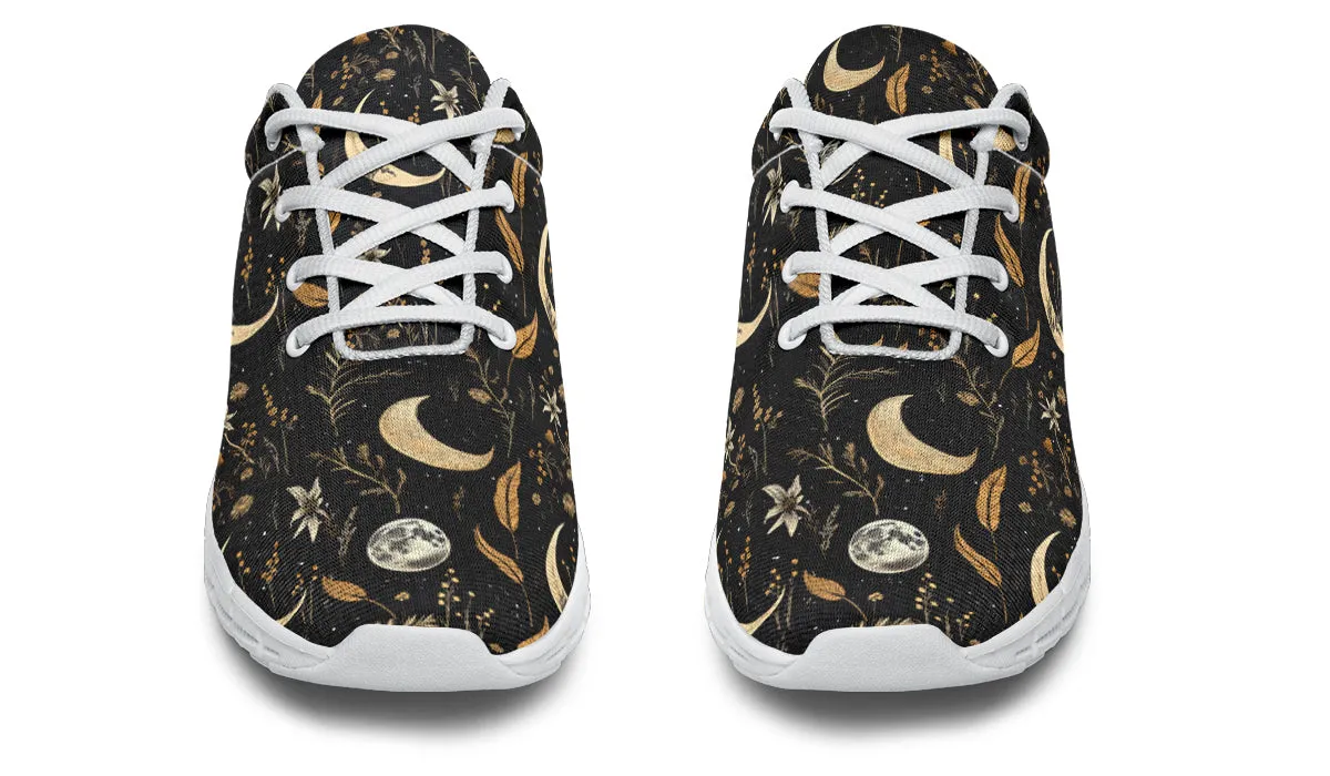 Moonlit Botanica Athletic Sneakers - Light Breathable and Comfortable Sports Shoes with Anti-Slip Soles