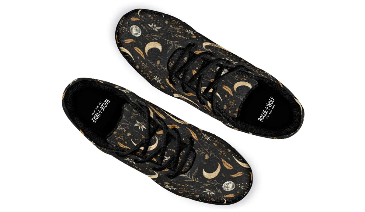 Moonlit Botanica Athletic Sneakers - Light Breathable and Comfortable Sports Shoes with Anti-Slip Soles