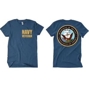 Navy Veteran Two-Sided T-Shirt