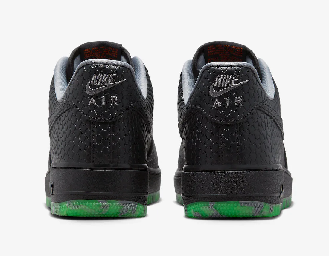 Nike Air Force 1 '07 PRM Black Black Smoke Grey FQ8822-084