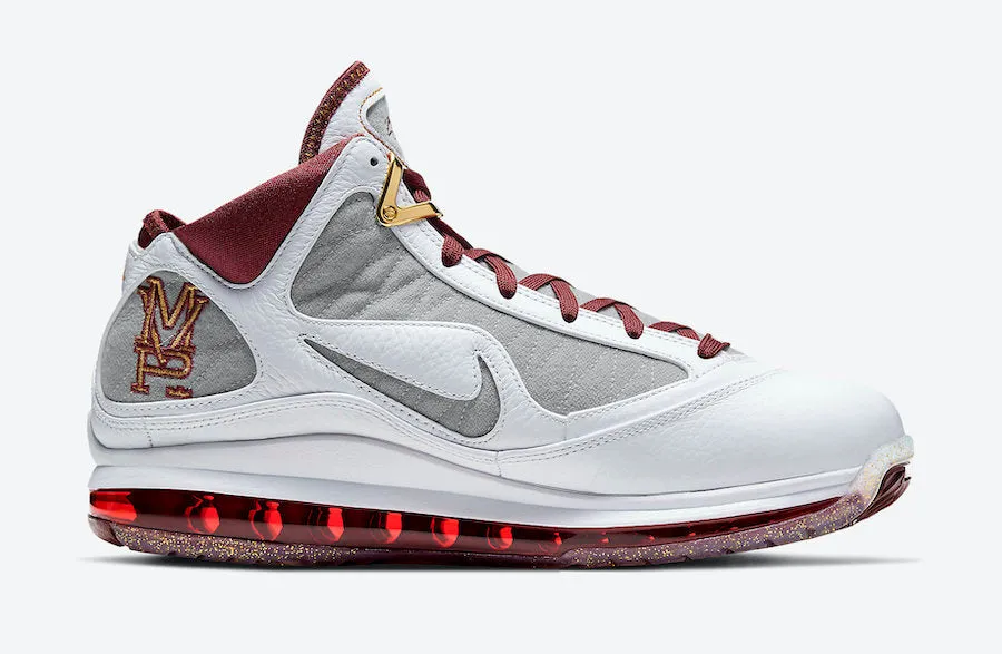 Nike Lebron VII QS White Bronze Team Red CZ8915-100