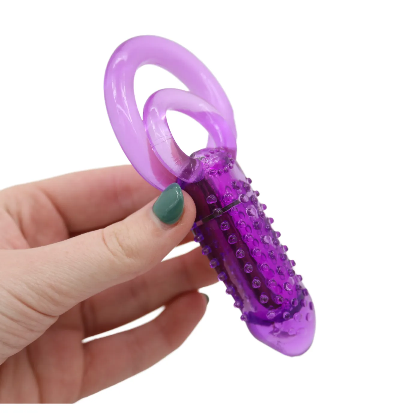 Nubby Vibrating Couple's Cock Ring