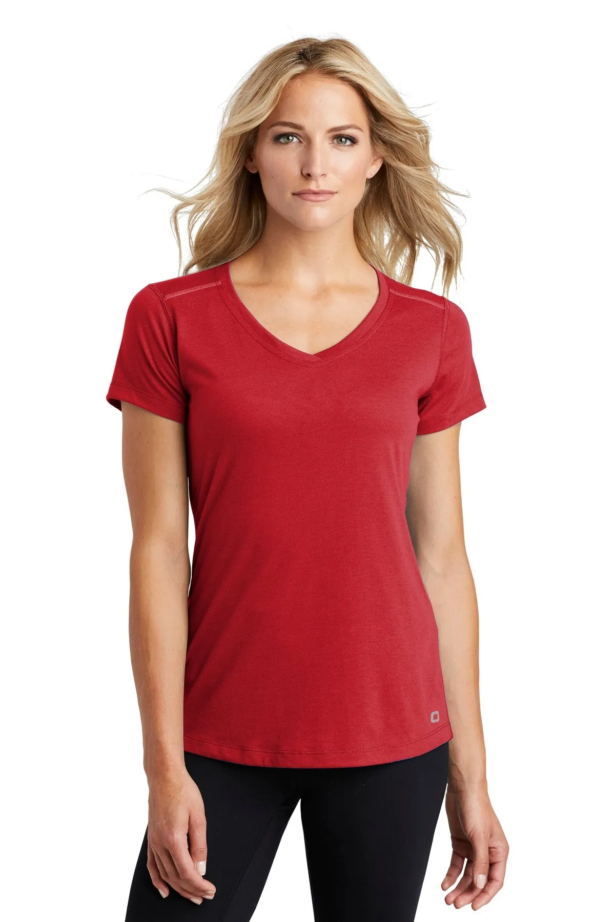 OGIO ® ENDURANCE Ladies Peak V-Neck Tee. LOE337