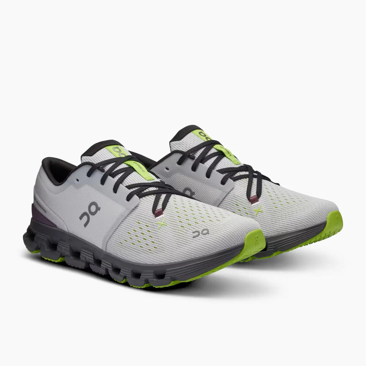 On Running Mens Cloud X 4 Sneakers in Glacier Eclipse