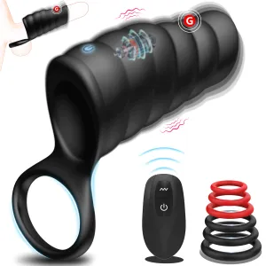 Oxballs Vibrating Penis Sleeve Enhancing Hardness & Long Lasting Cock Ring