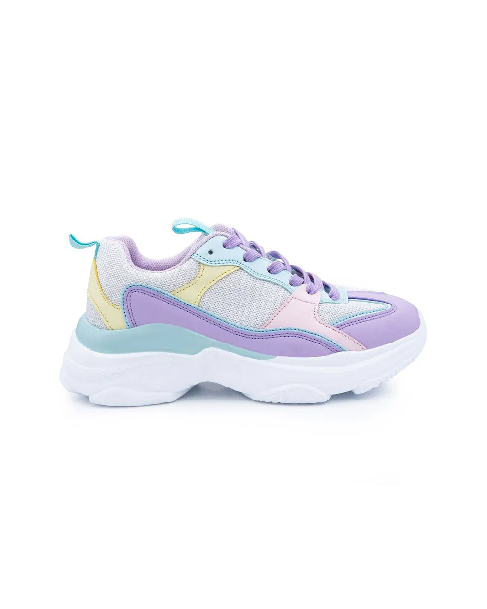 Pastel Pop Platform Sneakers