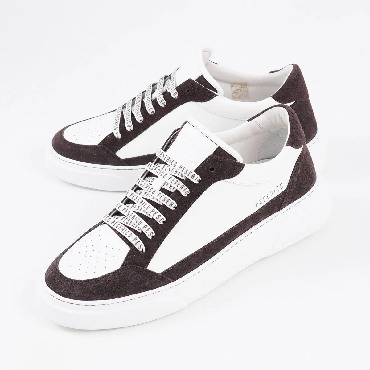 Peserico Leather and Suede Sneakers