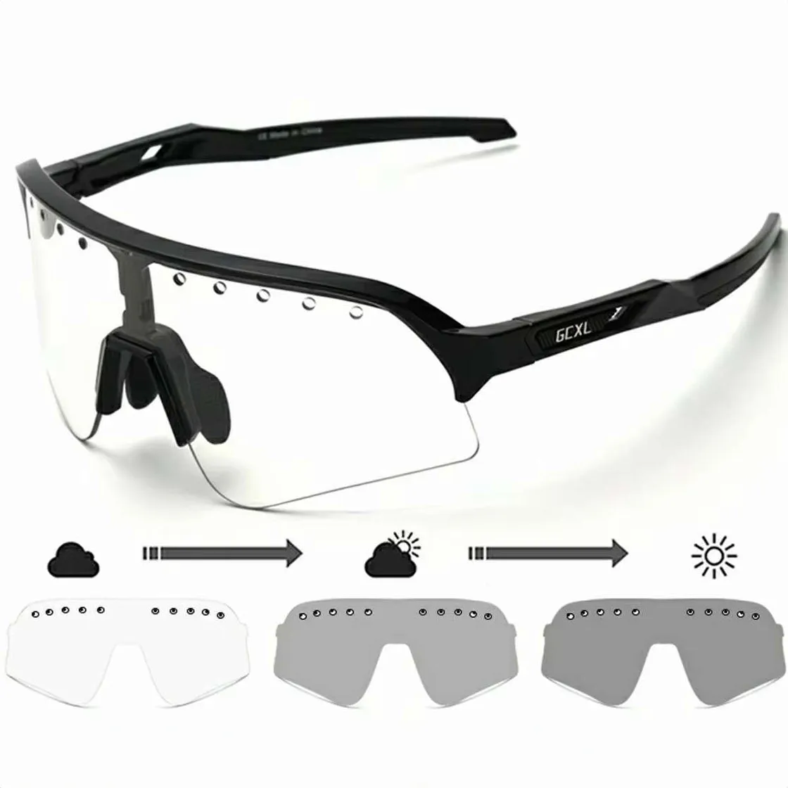 Photochromic Cycling Sunglasses