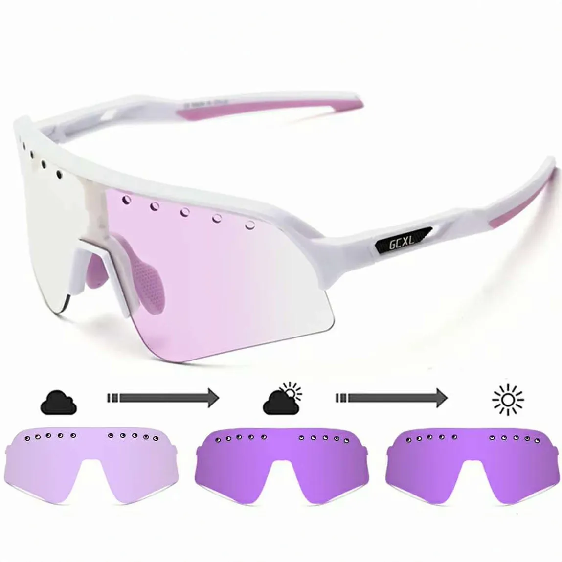 Photochromic Cycling Sunglasses